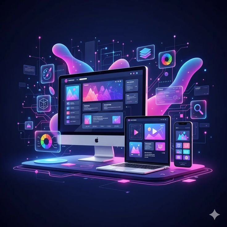 Web & Mobile Background